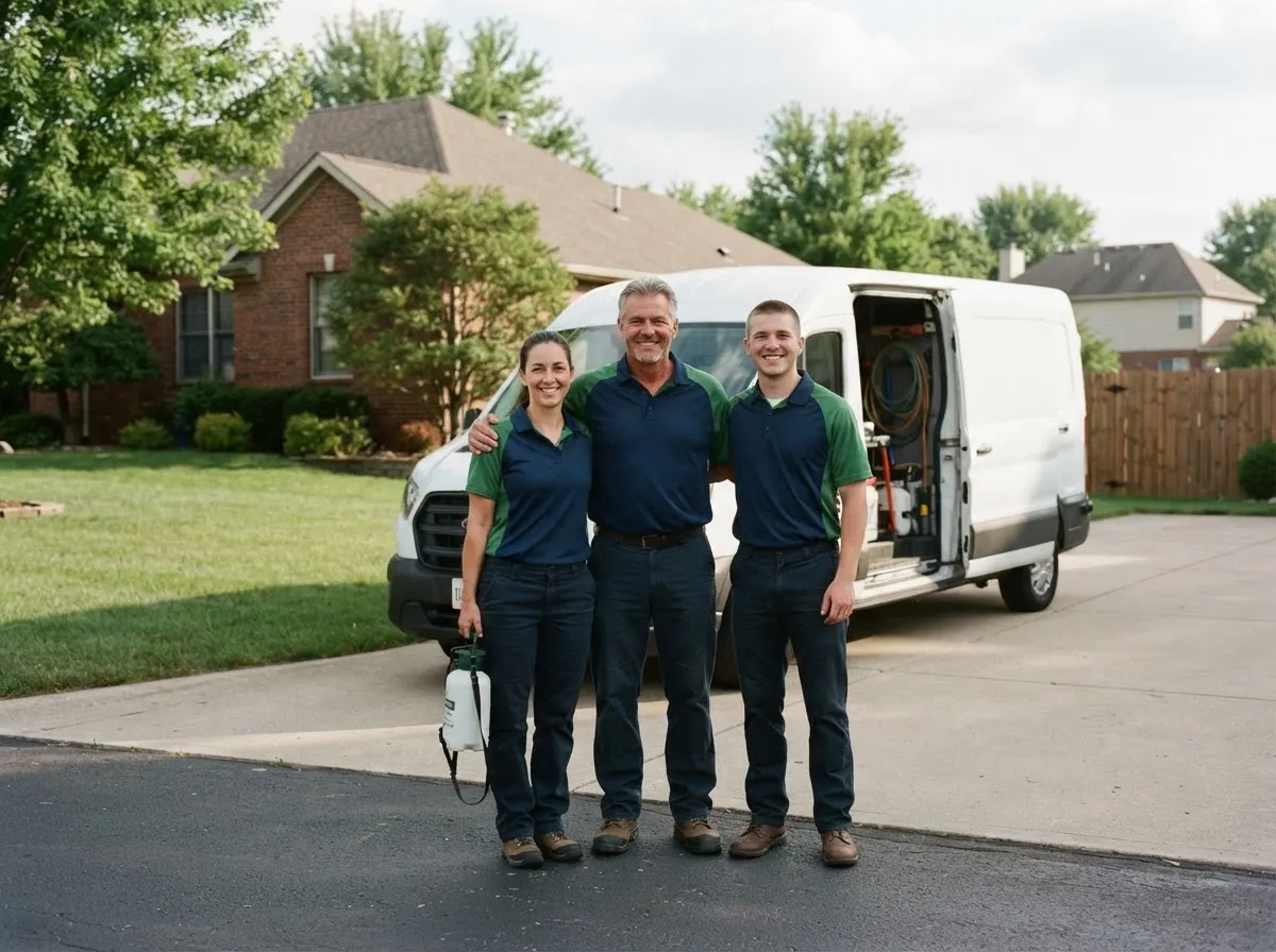 The ProCare Pest Solutions team, pest control sevice in Peoria, IL